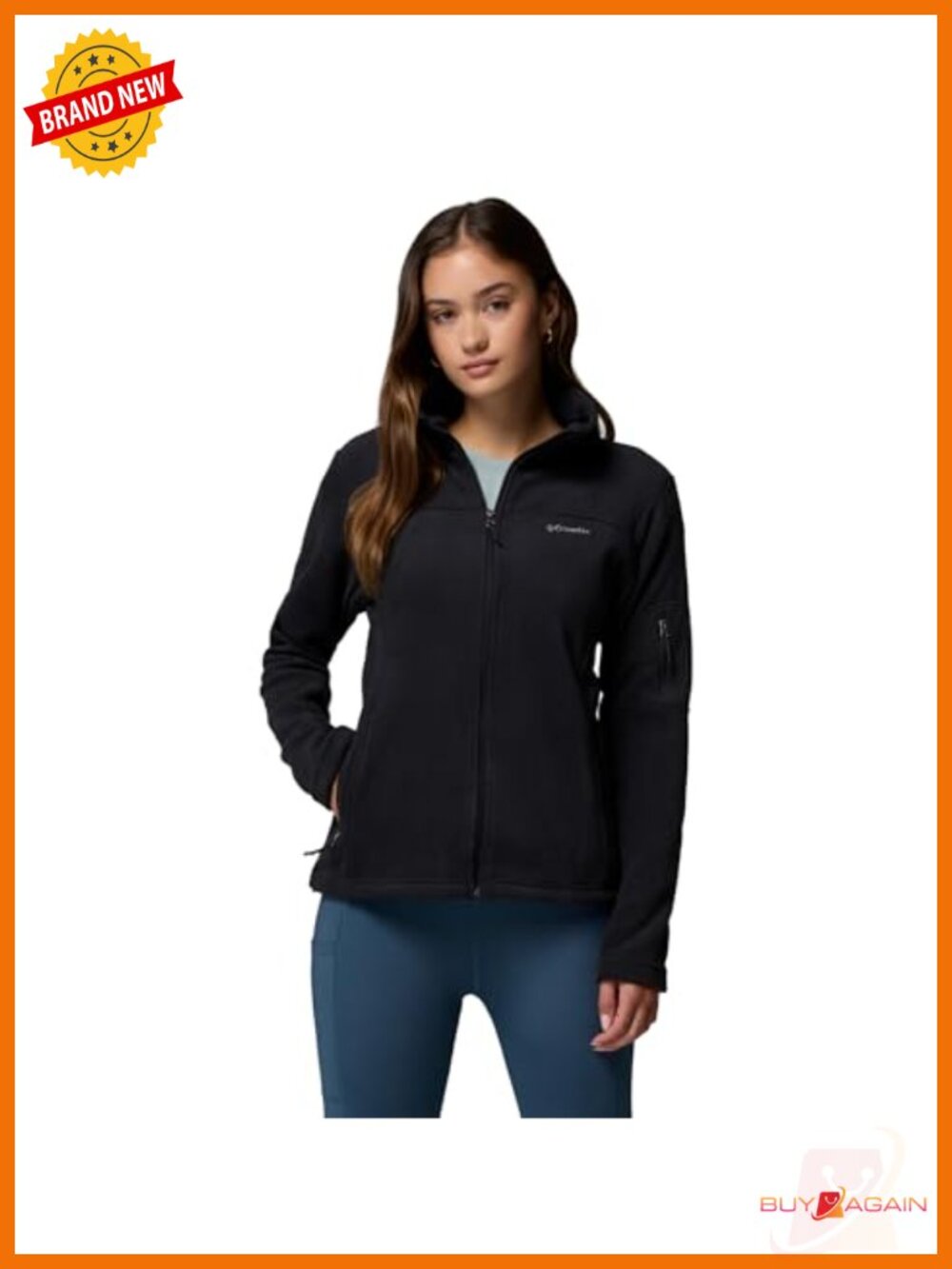 Columbia Fast Trek II Fleece Jacket Full Zip Lightweight Outdoor